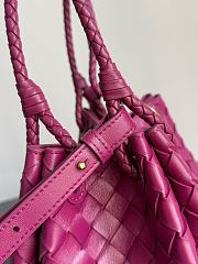 Bottega Veneta Medium Andiamo Parachute Tote Fuchsia 30x26x20cm - 6