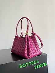 Bottega Veneta Medium Andiamo Parachute Tote Fuchsia 30x26x20cm - 4