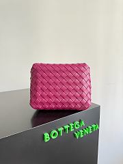 Bottega Veneta Andiamo Parachute Tote Fuchsia 21x17x16.5cm - 5