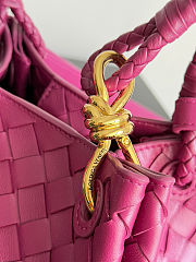 Bottega Veneta Andiamo Parachute Tote Fuchsia 21x17x16.5cm - 2
