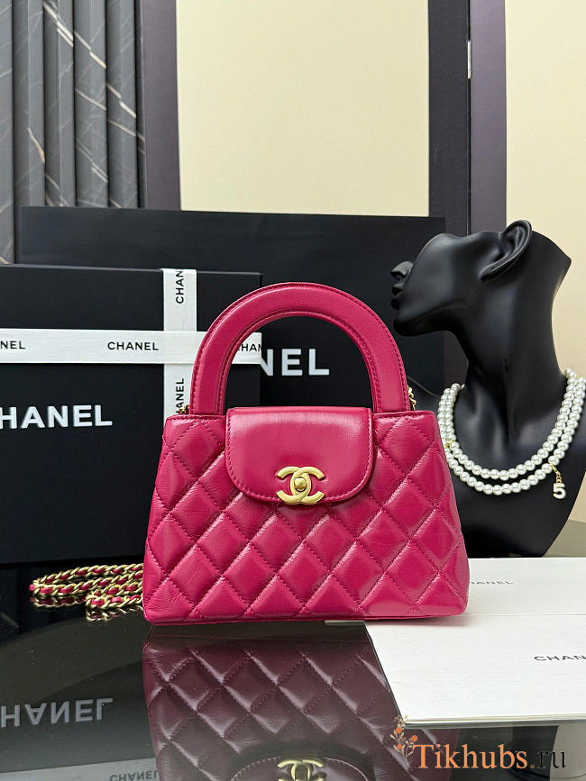 Chanel Kelly Mini Bag Fuchsia 13x19x7cm - 1