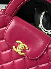 Chanel Kelly Mini Bag Fuchsia 13x19x7cm - 5