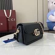 Gucci Go Small Shoulder Bag Black 21.5x14x9cm - 6
