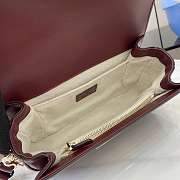 Gucci Go Small Shoulder Bag Red Leather 21.5x14x9cm - 2