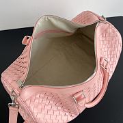 Bottega Veneta Intrecciato Cabin Duffle Pink 55x29x24cm - 5