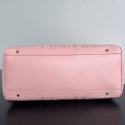 Bottega Veneta Intrecciato Cabin Duffle Pink 55x29x24cm - 4