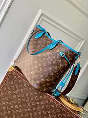 Louis Vuitton LV Neverfull Inside Out MM Blue 31x28x14cm - 4