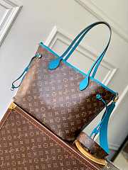 Louis Vuitton LV Neverfull Inside Out MM Blue 31x28x14cm - 2