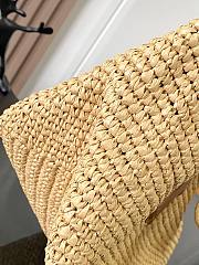Celine Classic Panier Shopper Cabas Raffia 32.5x28x20cm - 3