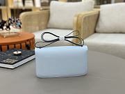 Hermes Constance Bag Blue Epsom Silver 24x13x4cm - 4