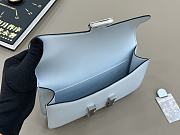 Hermes Constance Bag Blue Epsom Silver 24x13x4cm - 3