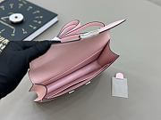 Hermes Constance Bag Pink Epsom Silver 24x13x4cm - 6