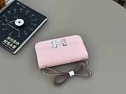Hermes Constance Bag Pink Epsom Silver 24x13x4cm - 2