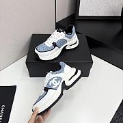 Chanel Blue White Sneaker - 2