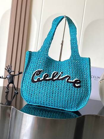 Celine Large Hobo Panier Raffia 53x34x11cm