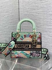 Dior Lady D-Lite Natural Raffia and Multicolor 24x11x20cm - 1