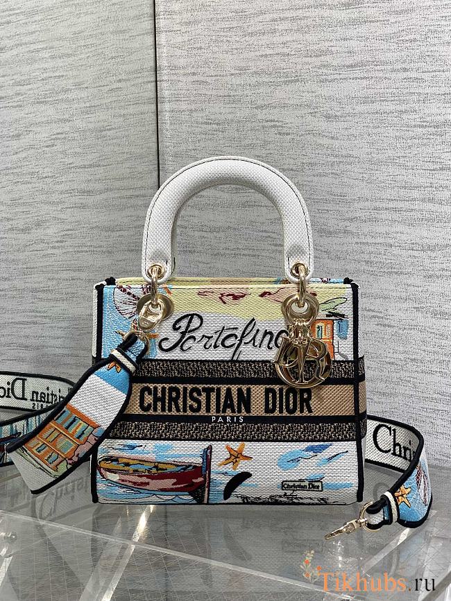 Dior Lady D-Lite Portofino White 24x11x20cm - 1