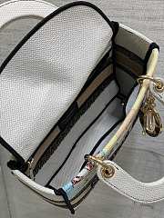 Dior Lady D-Lite Portofino White 24x11x20cm - 2
