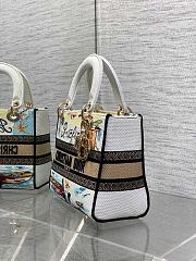Dior Lady D-Lite Portofino White 24x11x20cm - 5