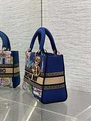 Dior Lady D-Lite Paris Blue 24x11x20cm - 3