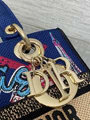 Dior Lady D-Lite Paris Blue 24x11x20cm - 2