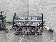 Dior Small DiorCamp Bag Chambray Oblique Bag 23x8x15cm - 1