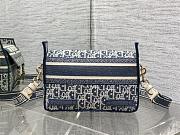 Dior Small DiorCamp Bag Chambray Oblique Bag 23x8x15cm - 5