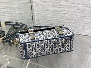 Dior Small DiorCamp Bag Chambray Oblique Bag 23x8x15cm - 2