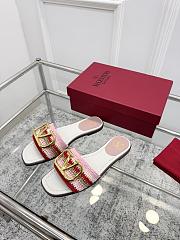 Valentino Garavani VLogo Signature Pink slides - 3