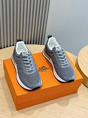 Hermes Bounce Sneaker Grey and White - 3