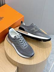 Hermes Bounce Sneaker Grey and White - 2