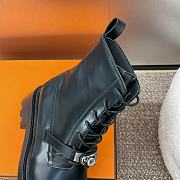 Hermes Funk Ankle Black Boot - 5