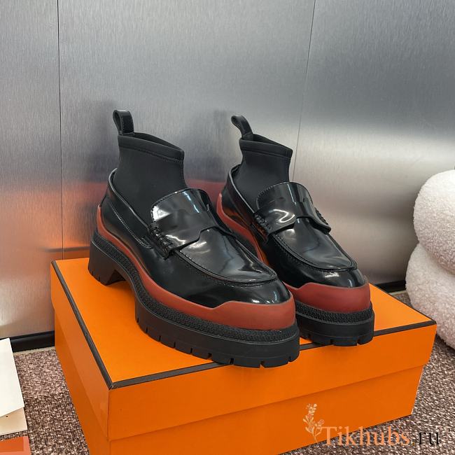 Hermes Black Loafer 03 - 1