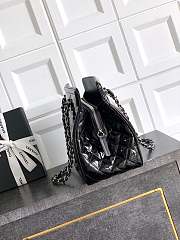 Chanel Patent Leather Tote Black 33x32x12.5cm - 2