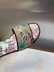 Dior Souvenir Dway Slide Natural Raffia - 4