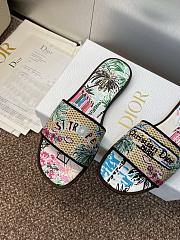 Dior Souvenir Dway Slide Natural Raffia - 3