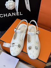 Hermes Kim Slingback White - 5
