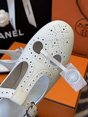 Hermes Kim Slingback White - 4