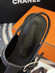 Hermes Kim Slingback Black - 5
