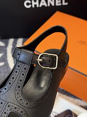 Hermes Kim Slingback Black - 4