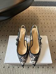 Dior J'Adior Embroidered Slingback Pumps 6.5cm - 3