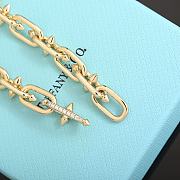 Tiffany Co Clasp Bracelet Gold with Diamonds - 3