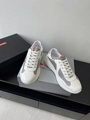 Prada America's Cup Soft Rubber And Bike Fabric Sneakers White - 4