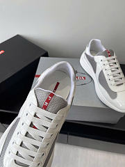 Prada America's Cup Soft Rubber And Bike Fabric Sneakers White - 2