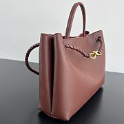 Bottega Veneta Medium Andiamo Redstone Wine 32.5x24x12cm - 5