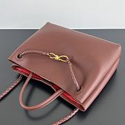 Bottega Veneta Medium Andiamo Redstone Wine 32.5x24x12cm - 4