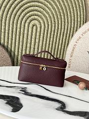 Loro Piana L19 Bag Red Wine Gold 19x11x6.5cm - 1