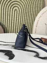 Loro Piana L19 Bag Navy Blue Silver 19x11x6.5cm - 6