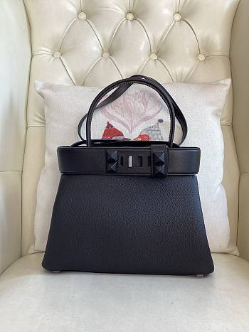 Hermes Medor Bag Black 27x22x11.5cm