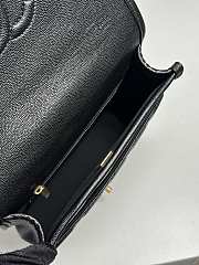 Chanel Backpack Caviar Gold Black 19.5x22x7cm - 6